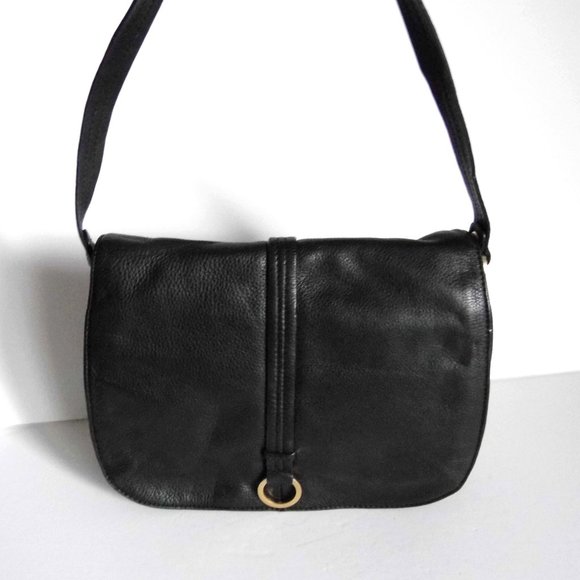 RELATIVITY Leather Purse Black Genuine Bag - Picture 7 of 7